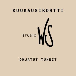 KUUKAUSIKORTTI OHJATUT TUNNIT (minimi 2kk)