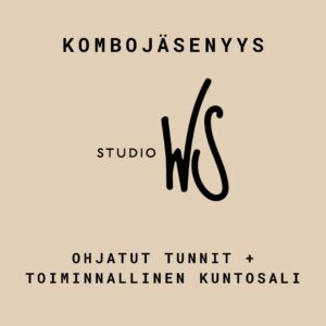 KOMBOJÄSENYYS: OHJATUT TUNNIT + KUNTOSALI (minimi 2kk)