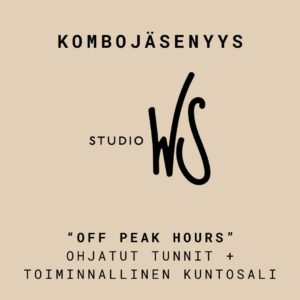 KOMBOJÄSENYYS "OFF PEAK HOURS" (minimi 2kk)