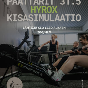 PÄÄTTÄRIT 31.5 HYROX KISASIMULAATIO
